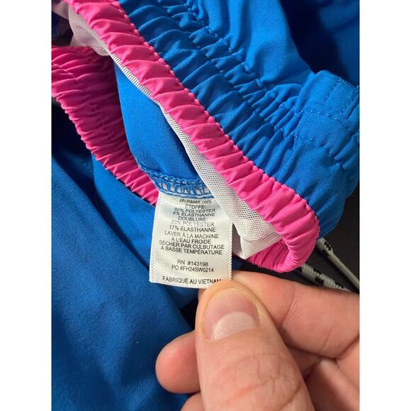 Chubbies Swim Trunks 5.5 Inch Size Medium Brief Liner Blue Pink - Picture 6 of 12